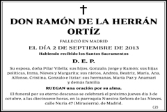 Ramón de la Herrán Ortíz